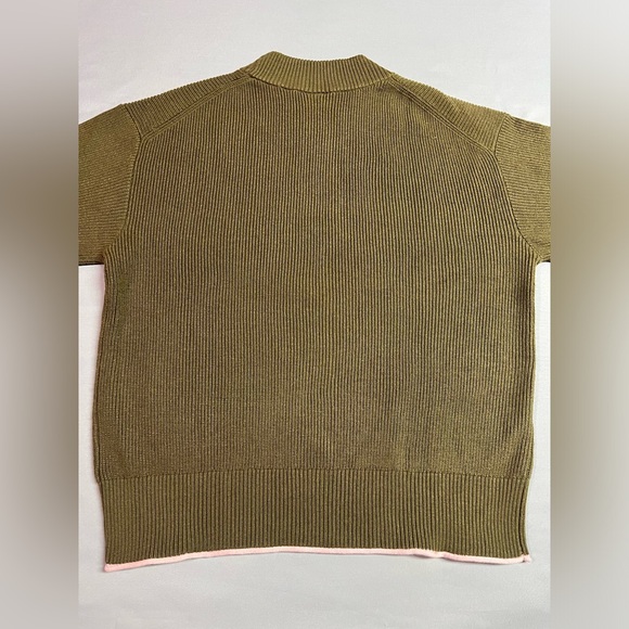 Scotch & Soda Women's Crew Neck Knit Sweater Olive Green NWOT - Picture 8 of 8